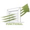 Ekena Millwork Vertical Gable Vent Functional, PVC Gable Vent w/ 1" x 4" Flat Trim Frame, 16"W x 34"H GVPVE16X3401FUN - alternate 3